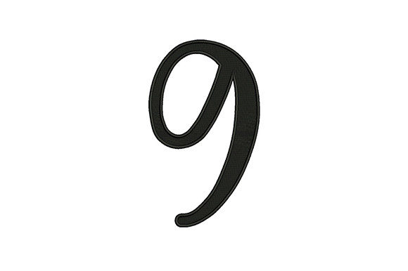 9 Number: A Sweet Touch for Personalized Embroidery