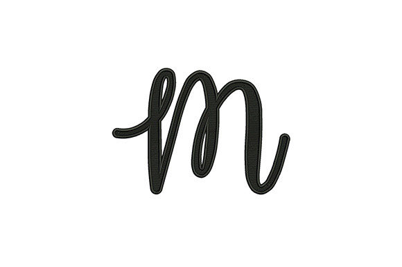Alphabet M: A Seasonal Embroidery Design for Holiday & Back to School