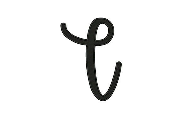 Alphabet T: A Versatile Machine Embroidery Design for Personalized Gifts