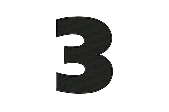 Bold Number 3 Embroidery Design Review for Seasonal Projects