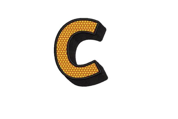 Comic Pop Art Alphabet Letter C Review for Real Embroidery Projects