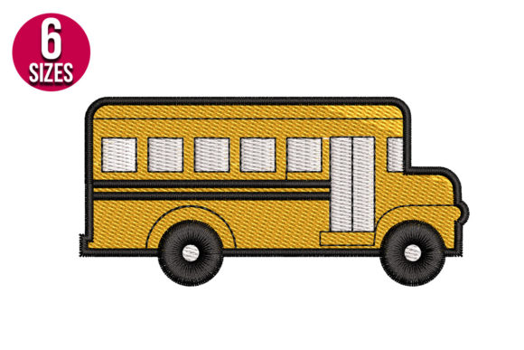 h1>Charming School Bus Embroidery Design for Personalized Gifts