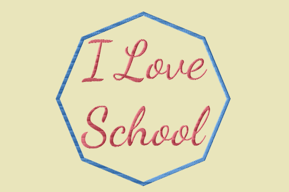 I Love School: A Seasonal Embroidery Review