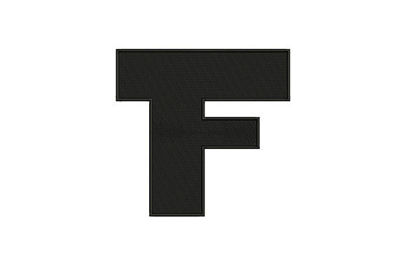 Letter F: A Practical Embroidery Design for Personalized Projects