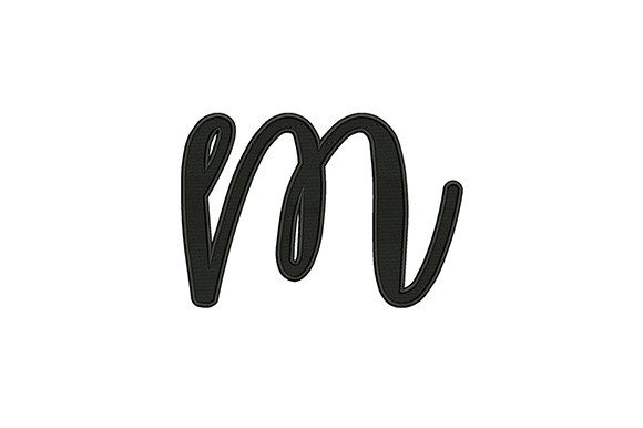 Lower Case Alphabet M: A Versatile Choice for Back to School Embroidery