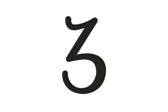 Number 3: A Versatile Embroidery Design Review