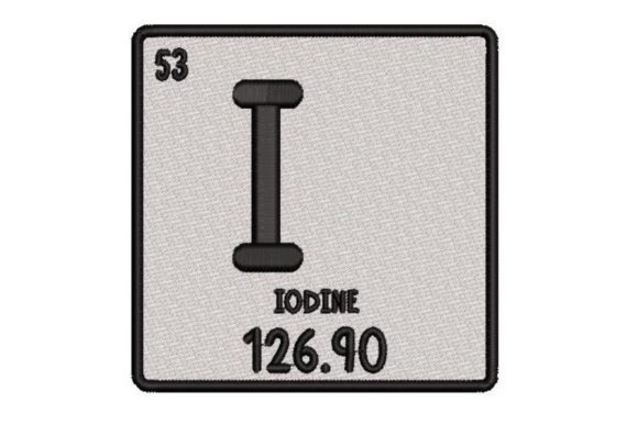 Periodic Table Alphabet I: A Unique Embroidery Design for Boutique Kids' Apparel