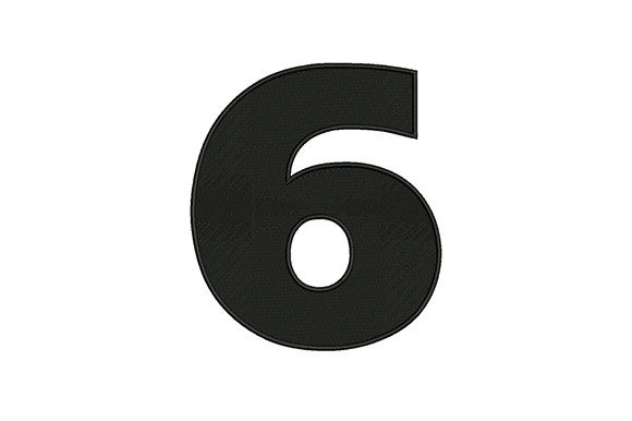 Reviewing Bold Number 6 for Seasonal Embroidery Projects
